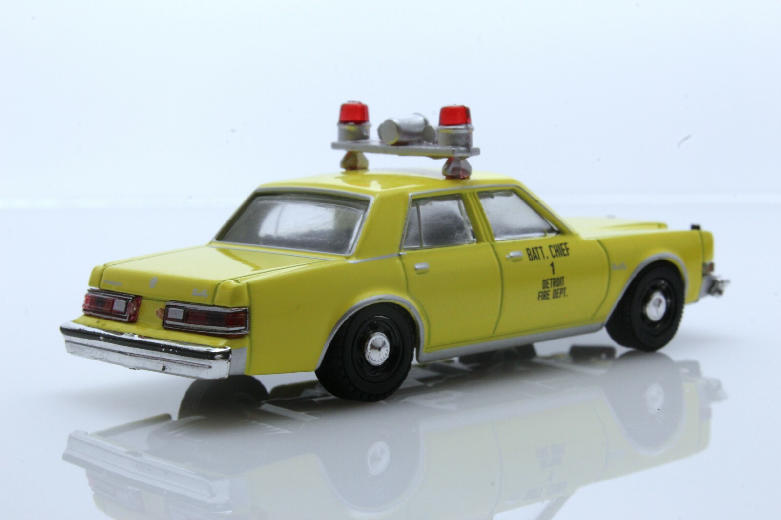 1982 Plymouth Gran Fury Detroit Fire Dept. Chief Car 1:64 Scale Diecast  Model | eBay