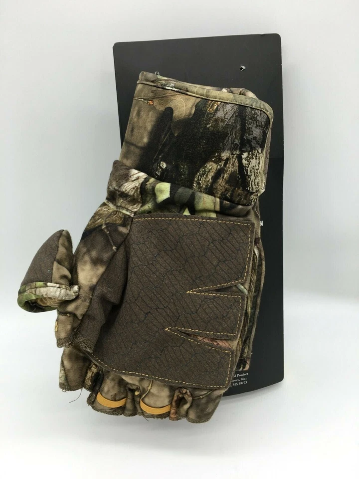 Mossy Oak Heat Retention Non-Slip Palm Pop-Top Magnetic Gloves Mens Medium NEW - Image 3 of 4