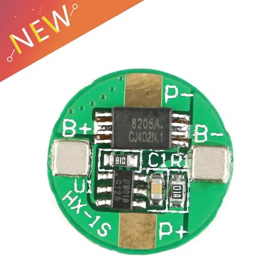 1S 2.5A BMS Protection PCB for 3.7V 18650 Li-ion Battery Cell Overcharge Safety