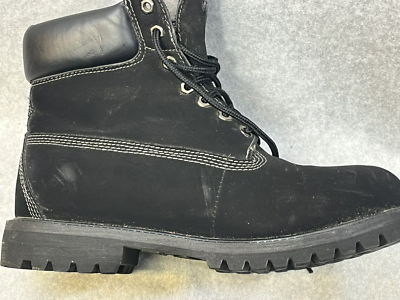 Mens Phat Farm Black Suede Lace Up Work Boots Size: 10.5 | eBay display picture 2