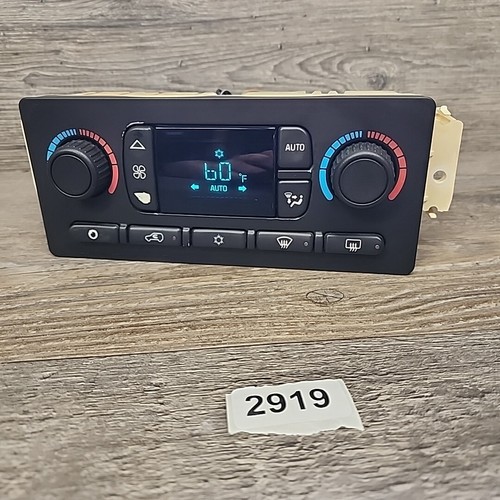 03-06 Silverado Sierra Auto Heater Digital Climate Control TESTED Knobs Cleaned - Picture 3 of 5