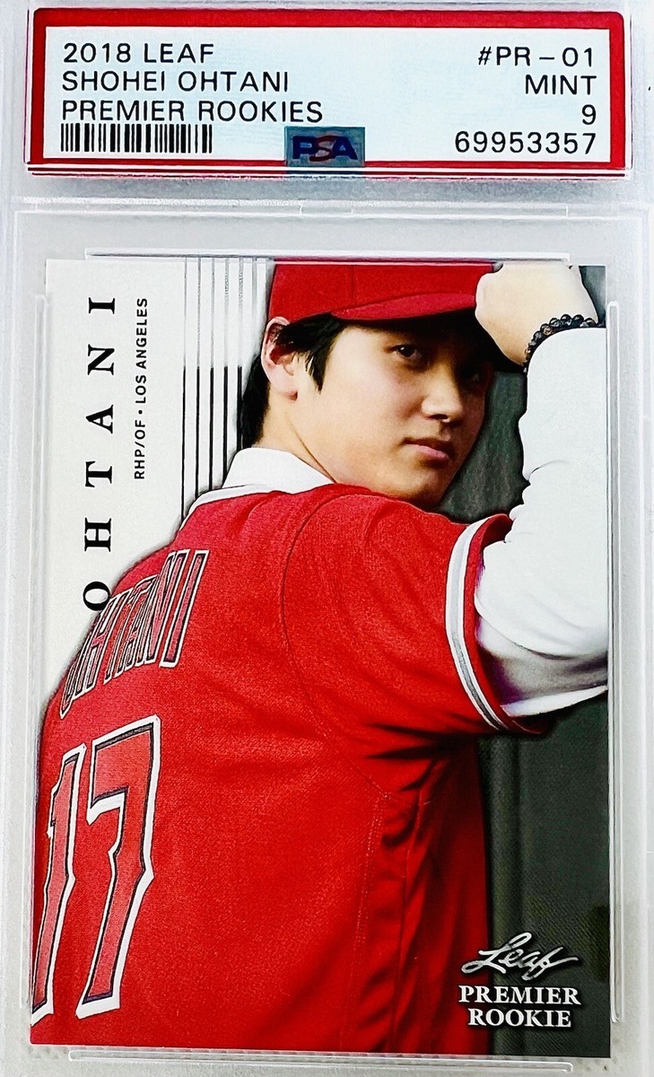 2018 Leaf Premier Rookies Shohei Ohtani RC Rookie Card #PR-01 PSA