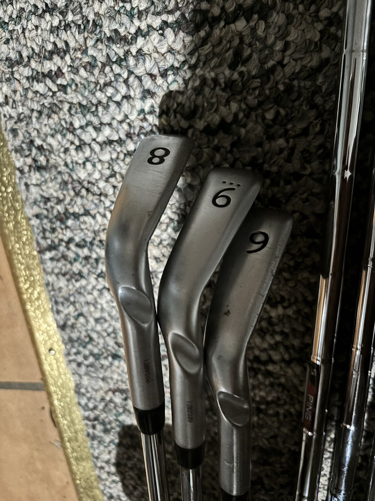 Ping I25 Iron Set 4PW Black Dot CFS Stiff Steel Good condition eBay