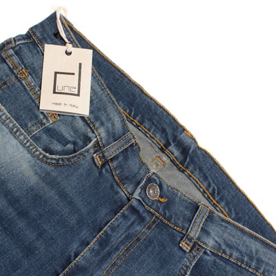 Dune NWT Denim Jeans Size 33 US Tucson Sinner in Mid Wash Blue Cotton Blend
