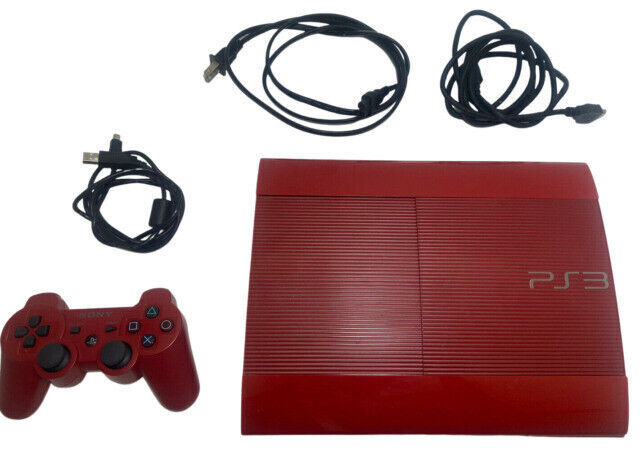 Restored PS3 Red 500 GB God Of War Ascension Legacy Bundle (Refurbished) 