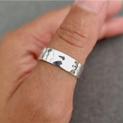 Solid 925 Sterling Silver Bohemian Ring Handmade Band Thumb Ring All Size SI06