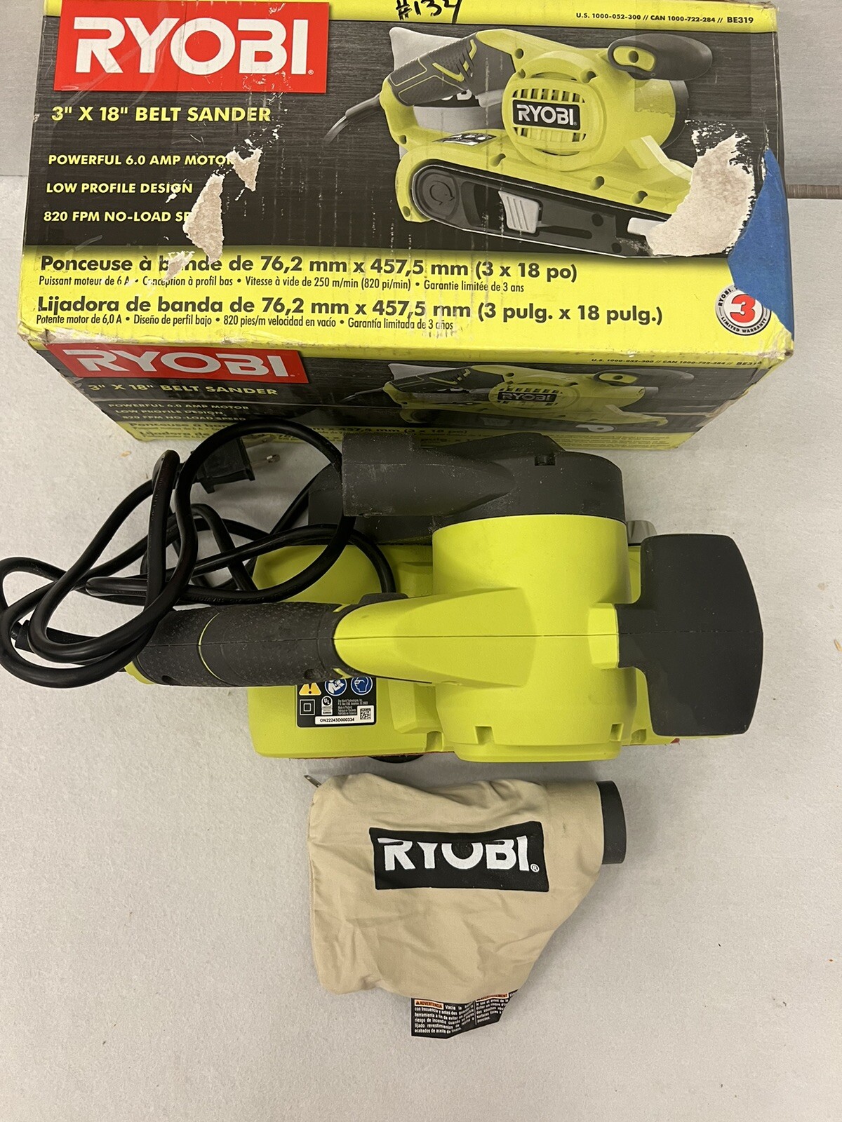 USED Ryobi BE319 120V 820 Fit 3