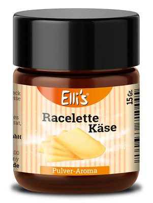 Pulver Lebensmittelaroma - Geschmack Racelette Käse - 10 Gramm Schraubglas