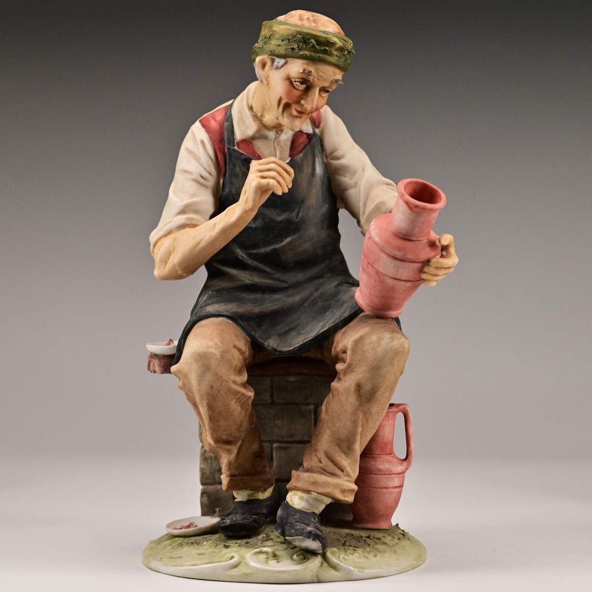 CAPODIMONTE Original Vintage Signed Pottery Maker 1045 Porcelain