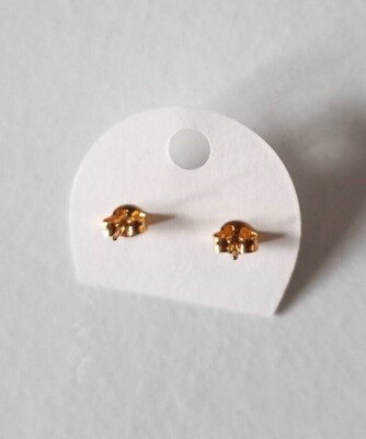 Boucles D'oreilles GEFOR En Métal Doré Plaqué Or - Motif Grappe De Raisins - Neuf Avec étiquettes