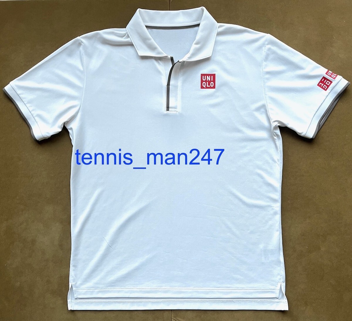 Uniqlo Roger Federer RF 2019 Wimbledon Polo Tennis Shirt Vapor