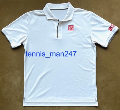 Set Tennis Roger Federer Uniqlo US Open 2019 - T-shirt Col Et Short - Taille M - Noir - Neuf Avec étiquettes