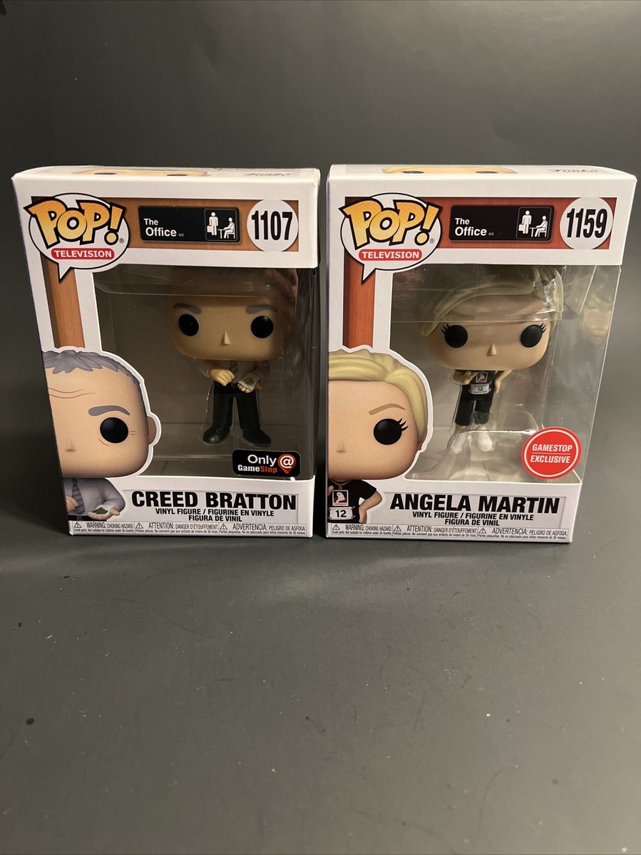 Funko Pop: The Office Creed Bratton Angela Martin GameStop Exclusives!  (P5)