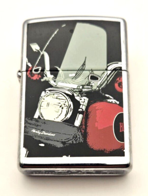 Harley Davidson Vintage 1997 Motorcycle Zippo Lighter -  Rare