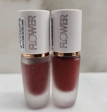 2 Flower Beauty Pout Soft Matte Liquid Lip Color  Lipstick Garnet 0.18 Oz