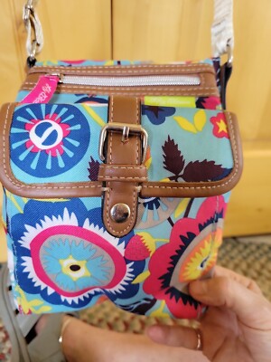 PREOWNED-Lily Bloom Birds/Flowers Crossbody/Handbag/Purse