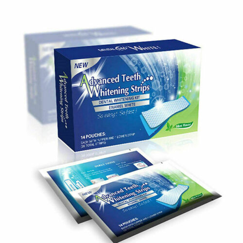 28 Pcs Dental Orthodontic Advanced Teeth Whitening Strips Mint Flavor Instrument - Picture 1 of 5
