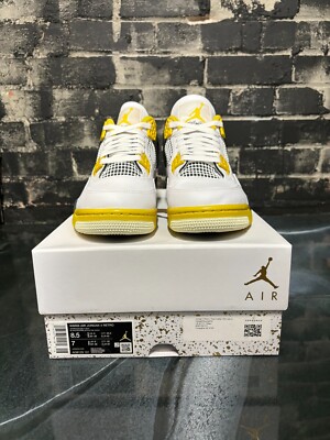 Size 8.5 - Air Jordan 4 Retro Vivid Sulfur W | eBay