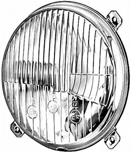HELLA Headlight Front Lamp Lens Nearside=Offside Fits FENDT Farmer Tractor 1970