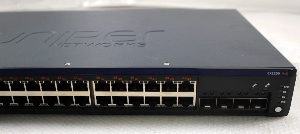 Juniper  EX2200-48P-4G 48 Ports  Ethernet Switch 90Day Warranty  Refurbished - Image 4 of 4