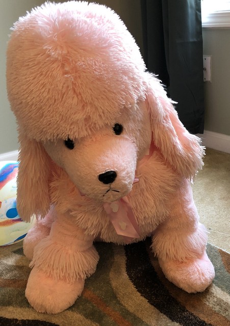 large stuffed poodle