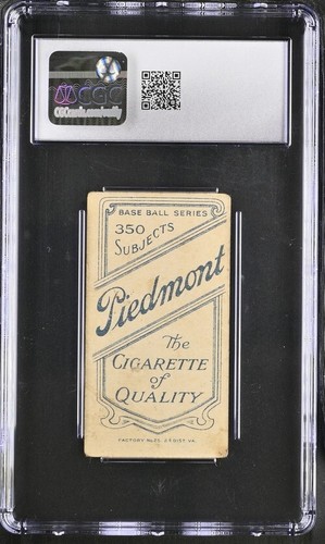 1909 T206 BOB BESCHER PIEMONT 350 CGC 1.5: FAIR 1215 - Bild 2 von 2