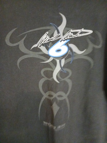 Vtg Mark Martin Nascar T-Shirt All Over Print Logo Viagra Roush Racing Mens XL - Picture 5 of 8