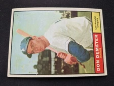 1961 Topps Baseball Card # 23 Don Demeter - Los Angeles Dodgers (VG/EX)