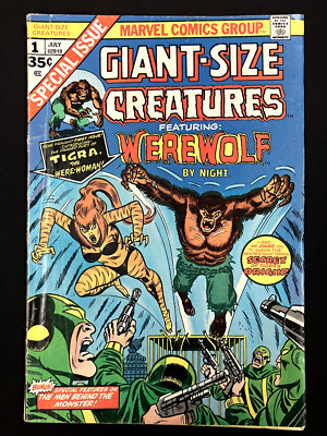Giant-Size Creatures #1 Marvel Comics May 1974 1st Appear Tigra