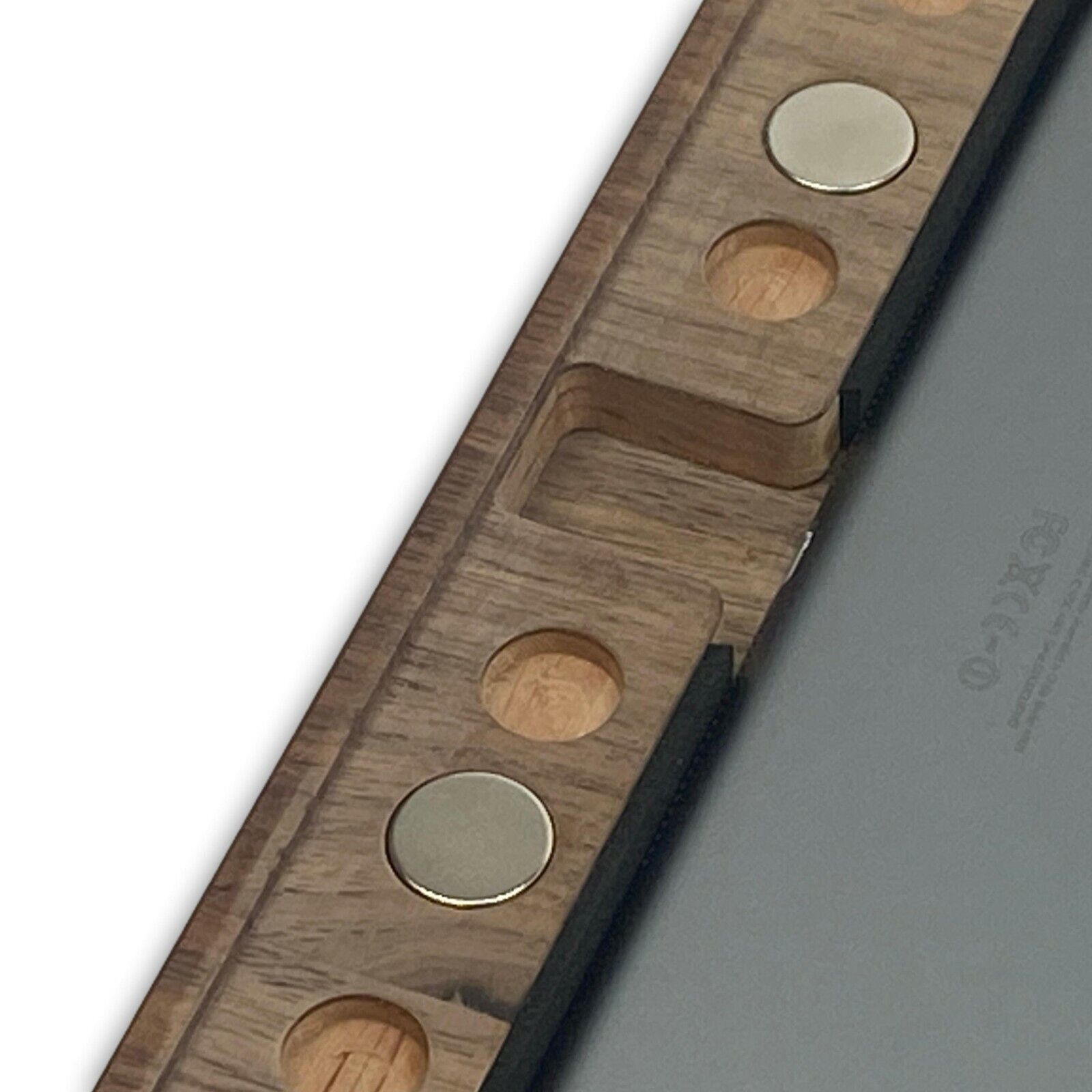 NobleFrames Design Smart Home Wandhalter für iPad Air1/2 | iPad 5/6 | Nussholz