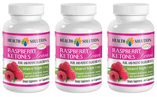 Raspberry Ketones Lean 1200mg with Green Tea, Resveratrol, Acai (3 Month)  