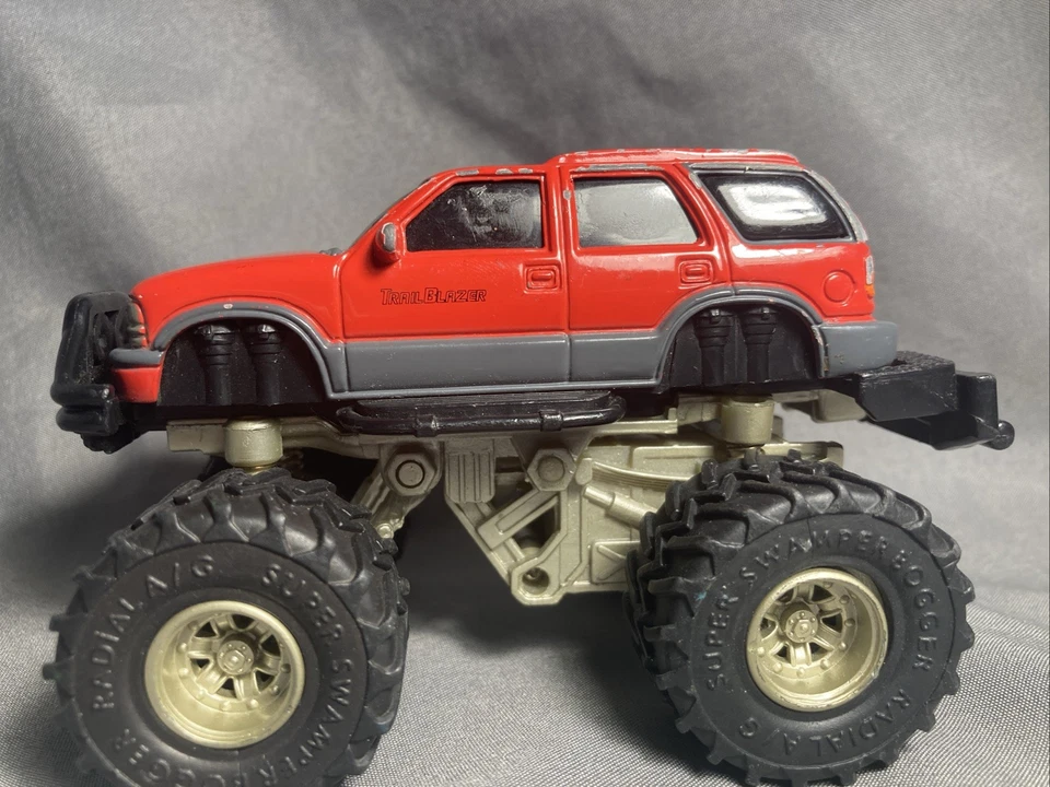 Funline Ford Motor Co 4x4 Pullback Friction Trucks Trailblazer, F-250 Lot Of 3 - Image 4 of 4