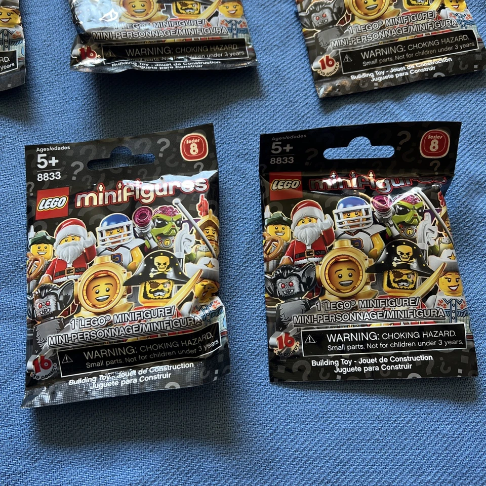 Set of (10) Lego Series 8 Minifigures 8833 FACTORY SEALED from 2012 - Image 2 of 4
