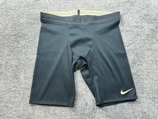 Nike Pro Elite Half Leggings Men’s XXL Black Gold Made in USA Running DA2913-020