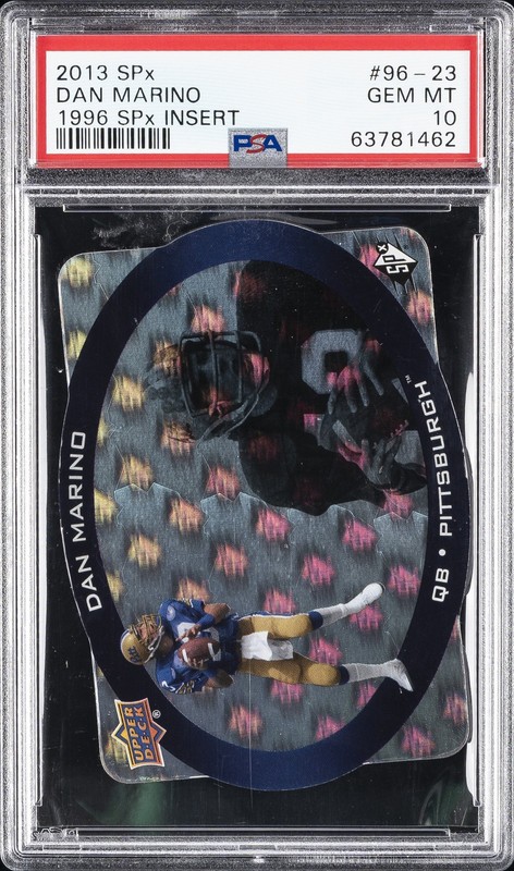 2013 SPX 1996 SPX INSERT #96-23 DAN MARINO PSA 10