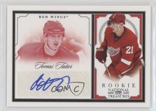 2010-11 Zenith National Treasures Dare to Tear 69/99 Tomas Tatar #211 Auto 2d8