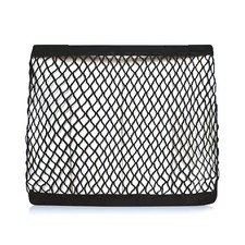 Car Front Seat Organizer, Passenger Seat Elastic Organizer Net with Buckle, M...