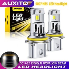 Auxito 9007 Hb5 Led Xenon White Headlight Hi-lo Beam Bulb Kit 120w 24000lm 6500k Auxito 9007 Hb5 Led Xenon White Headlight Hi-lo Beam Bulb Kit 120w 24000lm 6500k