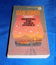 Nightfall and Other Stories by Isaac Asimov Paperback Del Rey 1988 SciFi Vintage