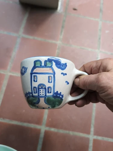 M A HADLEY CUP MUG Country HOUSE 3-1/4IN "THE END" See Pictures