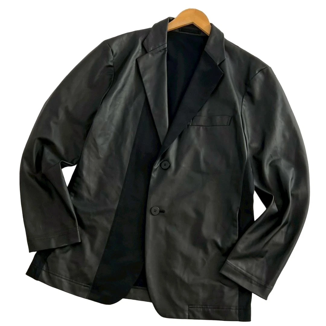 ISSEY MIYAKE Leather Outer Shell Coats, Jackets & Vests for Men