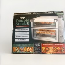 Ninja DCT601 DoubleStack XL 12-in-1 Air Fryer & Countertop Oven Silver - NEW
