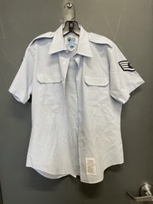 USAF Service Dress Type II AF Blue Uniform Shirt Size 16