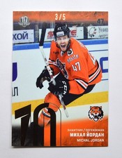 2018-19 Sereal Premium KHL 2017-18 GOLD Foil #AMR-003 Michal Jordan 3/5