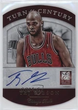 2013-14 Panini Elite Turn of the Century Signatures /50 Taj Gibson #70 Auto