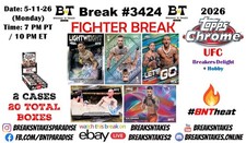 WANG CONG 2026 Topps Chrome UFC 2 CASE 20 BOX Break #3424