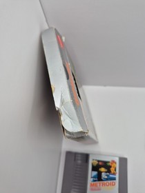 Metroid Silver (Nintendo NES) Complete in Box CIB Manual Game Box