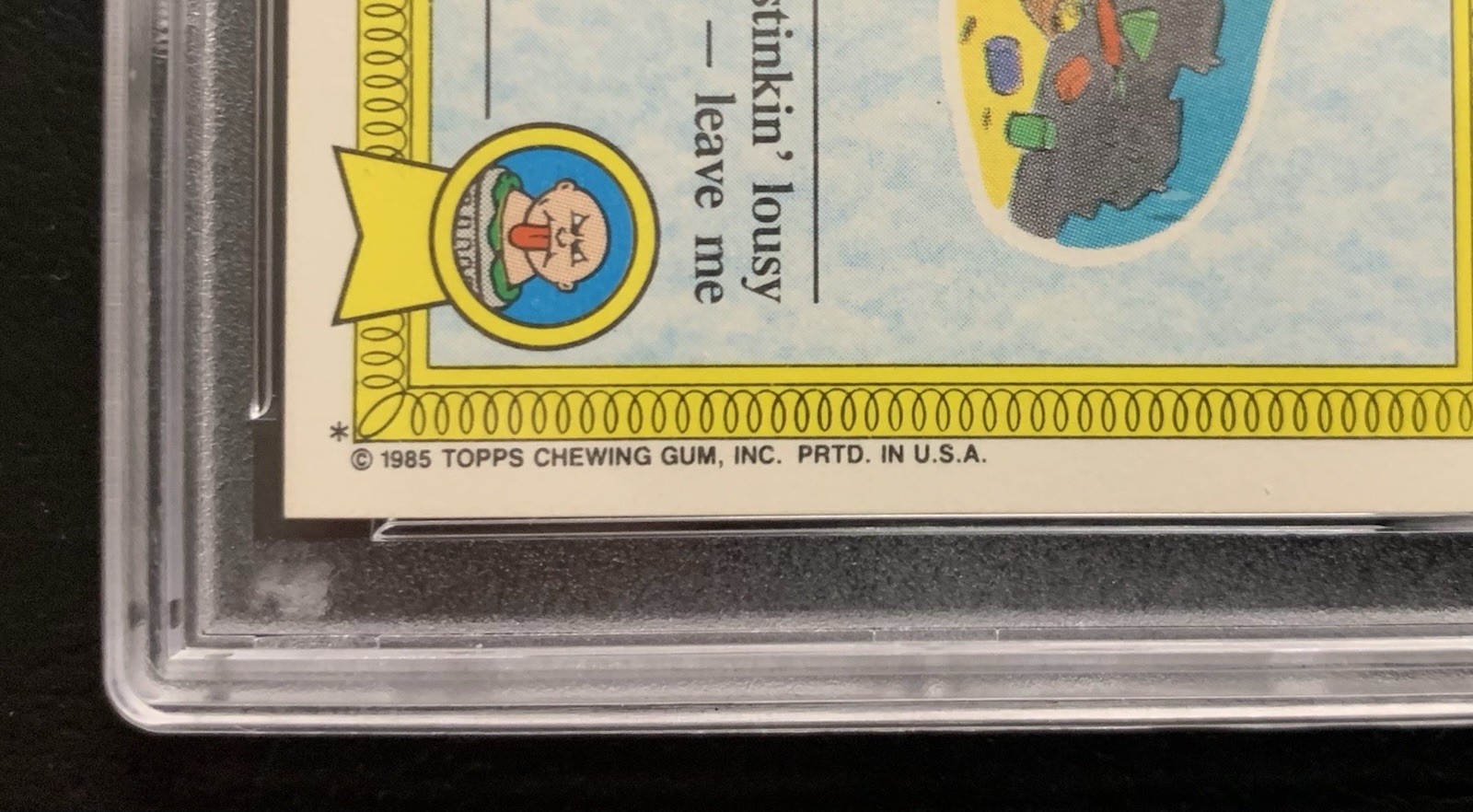 1985 Garbage Pail Kids OS1 Mauled Paul 15b PSA 10 GEM MINT-RARE GLOSSY CARD! TWT view 3