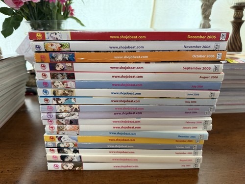 Shojo Beat Manga Magazine Lot 2005—2006 Monthly English Color Ai Yazawa Nana