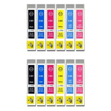12 cartucce di inchiostro (set) per Epson Stylus Photo PX660, PX800FW, R285, RX685